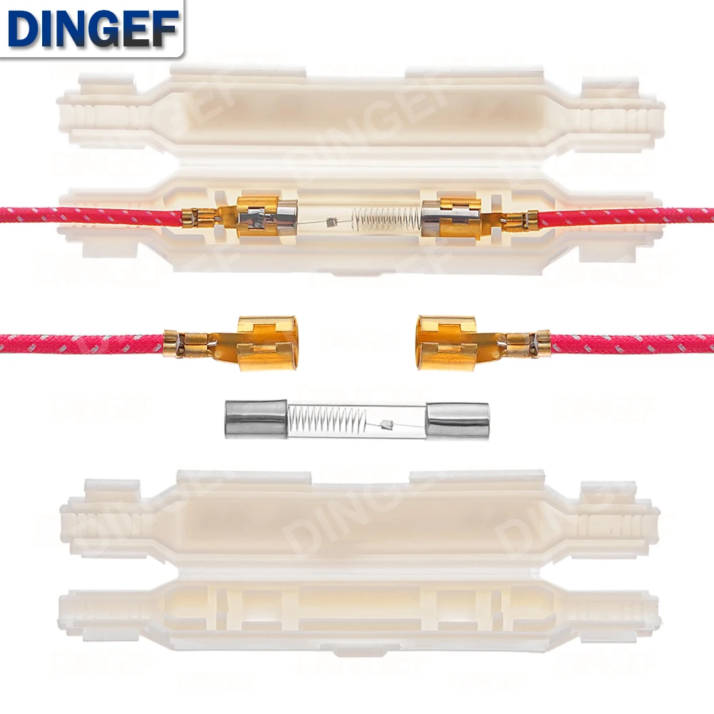 5KV 0.85A 850mA 0.9A 900mA 0.8A 800mA 0.75A Fusible de alto voltaje para hornos microondas Portafusibles universal Hornos microondas Par