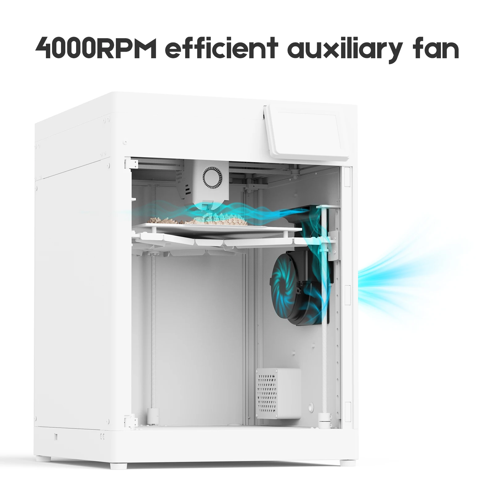 Kit de carcasa acrílica de piezas de impresora 3D de alta velocidad TWO TREES SK1 con asistencia de refrigeración/filtración de aire/a prueba de polvo/aislamiento ﻿ - imagen 5