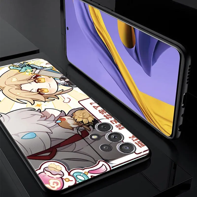 Funda de juego Honkai Star Rail para Samsung A51, A71, A21S, A12, A11, A31, A41, A52, A32, A23, A33, A53, A73, A03S, A05S, A13, 5G, A72, A54, A34 - imagen 2