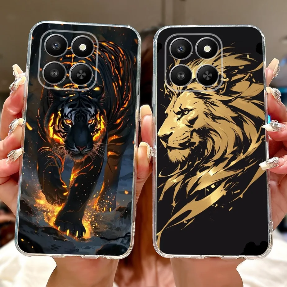 Para Honor 400 Smart 5G funda LGN-NX1 lindo gato pintado funda de silicona suave para Honor X7d 4G HonorX7d 5G Honor400 parachoques inteligente - imagen 4