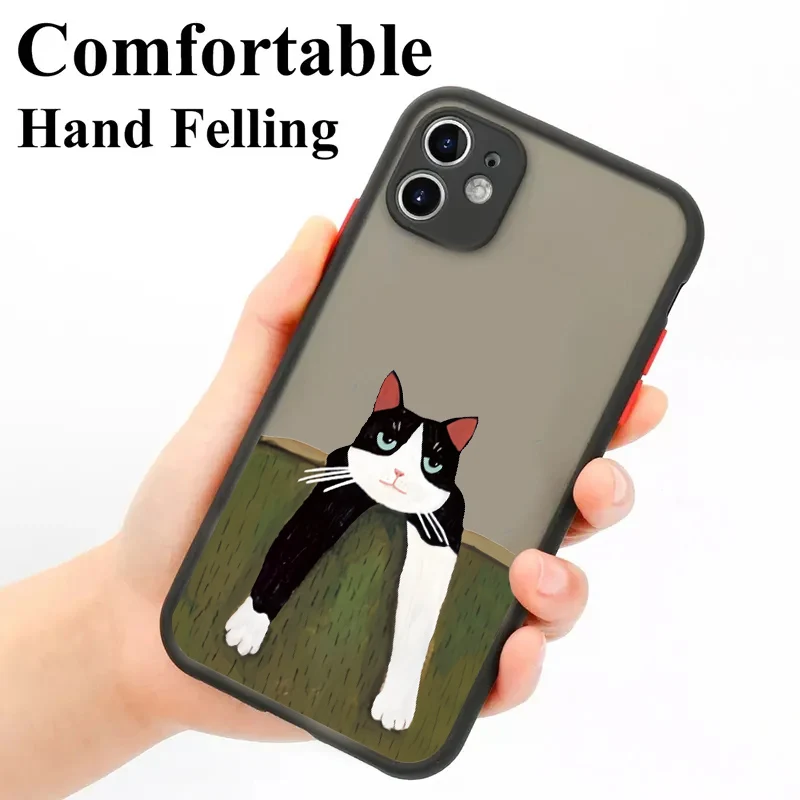 Funda de teléfono de gato de varios estilos para Samsung Galaxy S25 S23 Ultra S24 FE A16 A52 A53 A34 A32 S22 Plus A15 A13 A14 A54 A35 A55 - imagen 3