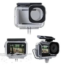 TELESIN 45M carcasa de buceo funda impermeable para DJI OSMO Action 3 4 5Pro accesorios de cámara cubierta protectora subacuática