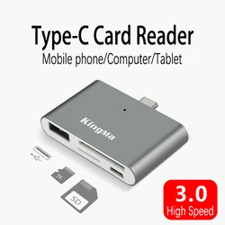 UTHAI BMU008 – Lector de tarjetas SD y microSD USB-C OTG