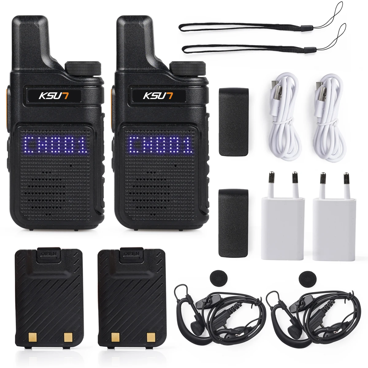 KSUT PMR446 Walkie Talkie Mini Radio Portátil Bidireccional - imagen 3