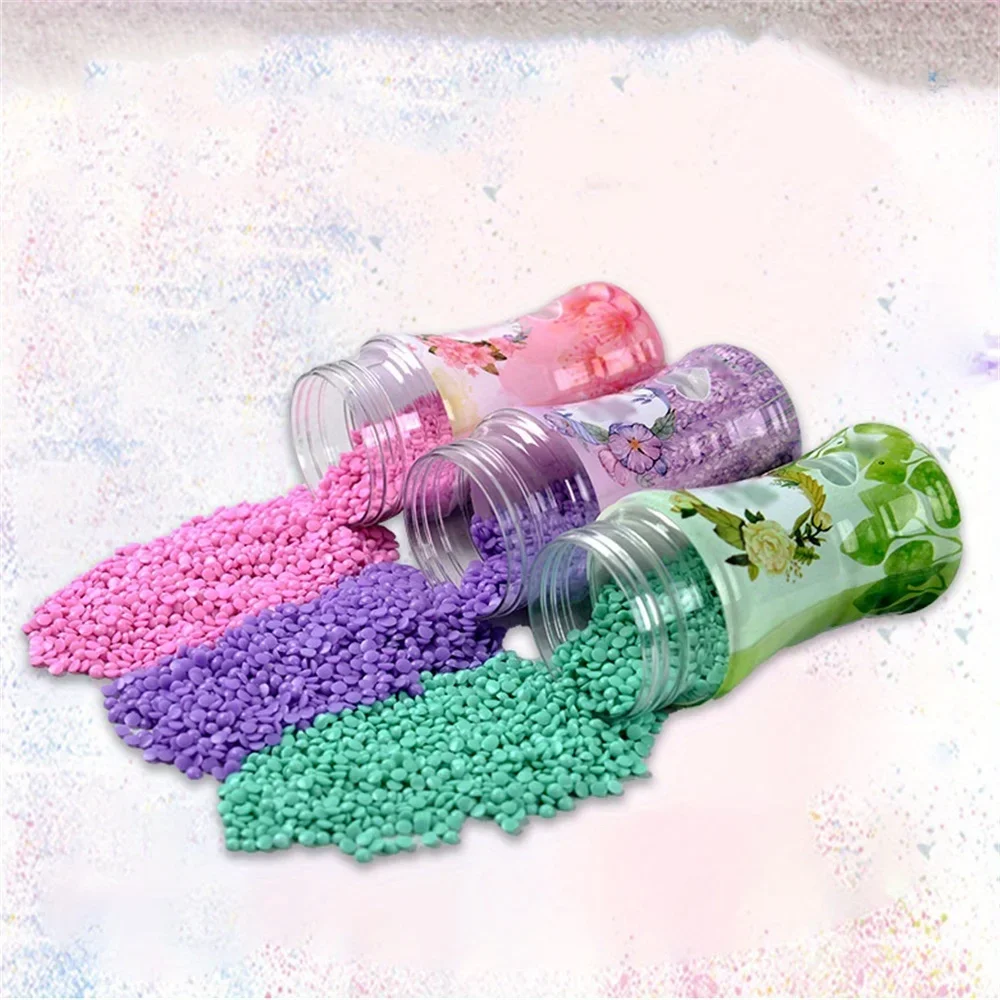 Assorted Floral Scent Booster Beads 8.27inch Plastic Container Washing Machine Compatible Fabric Softening Beads Long-Lasting - imagen 2