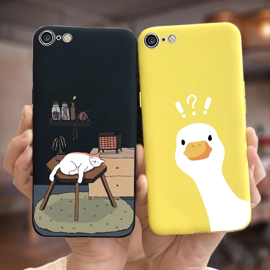 Funda de teléfono para Apple iPhone 7 Plus, carcasa bonita de silicona suave, parachoques trasero para iPhone 8 Plus - imagen 3