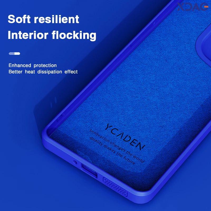 Funda trasera oficial de ojo de Ángel cuadrado para Xiaomi Poco X6 F6 Pro Neo X6Pro X6Neo F6Pro 5G, funda de teléfono de silicona líquida suave Original - imagen 4