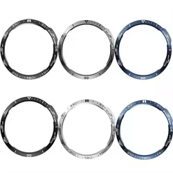Para Garmin Fenix7X 7 6 6X Pro 5Plus anillo de bisel de reloj de zafiro unidad de tiempo grabada de acero inoxidable funda adhesiva resistente a los arañazos