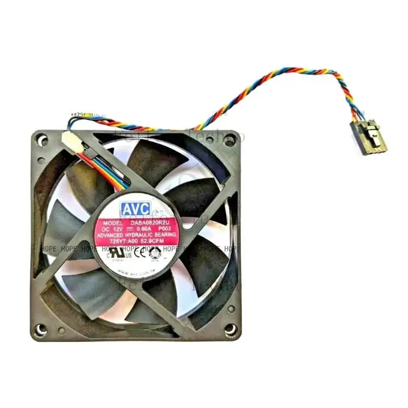 725Y7 0725Y7 NUEVO para Dell OptiPlex 790 990 7010 7020 9010 9020 SFF Ventilador con cubierta 4 cables AVC