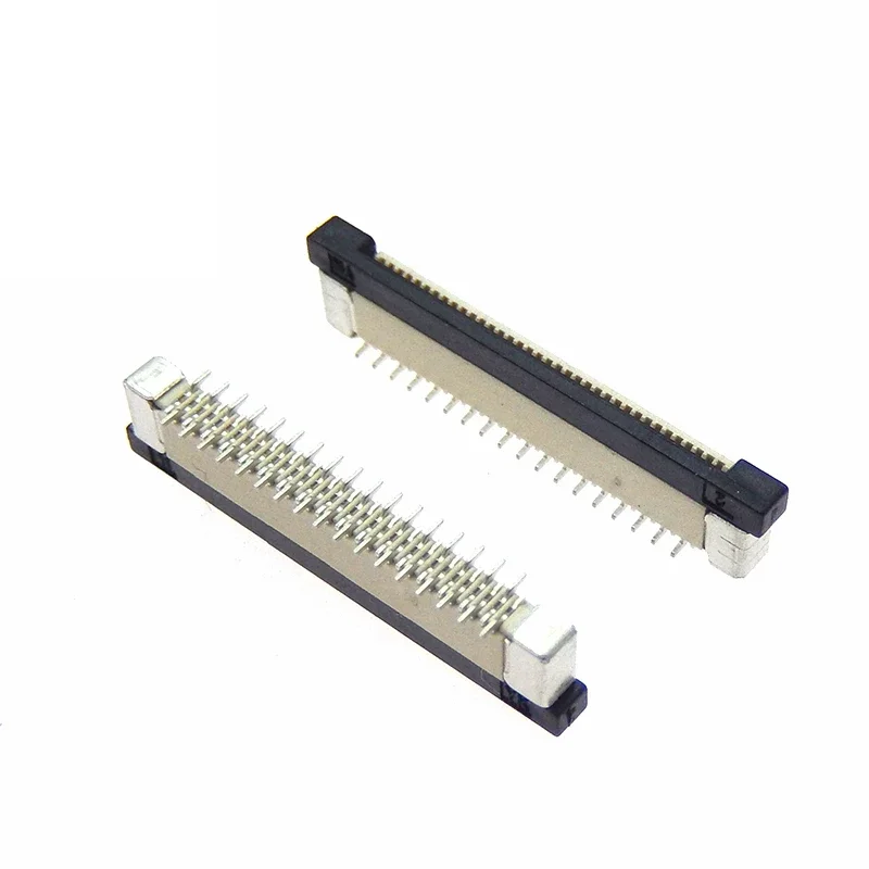 5/10 Uds FPC FFC enchufe 0,5mm paso 4 5 6 8 10 12 16 18 20 26 28 30 34 40 50P 54 60 Pin conector de Cable plano tipo cinta Vertical