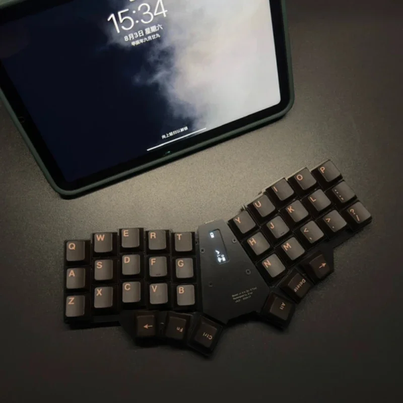 Kit de teclado dividido X36, teclado ergonómico con cable personalizado, modo Dual, enchufe en caliente RGB, puntas X para X3n Pele