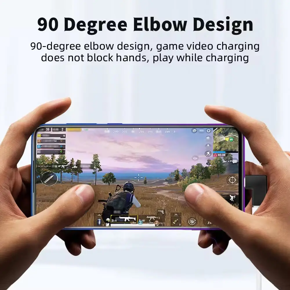 Adaptador Lightning a USB C macho hembra de 90 grados, convertidor de Cable Ios a tipo C para IPhone 15 14 13 Pro Max Xiaomi Samsung más - imagen 5