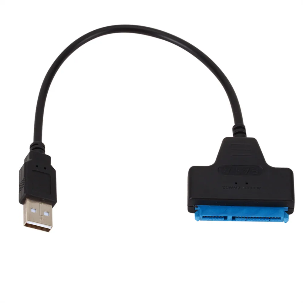 Cable USB 2,0 3,0 SATA 3, adaptador Sata a USB 2,0 de hasta 6 Gbps, compatible con disco duro SSD externo de 2,5 pulgadas, Cable Sata III de 22 pines - imagen 5