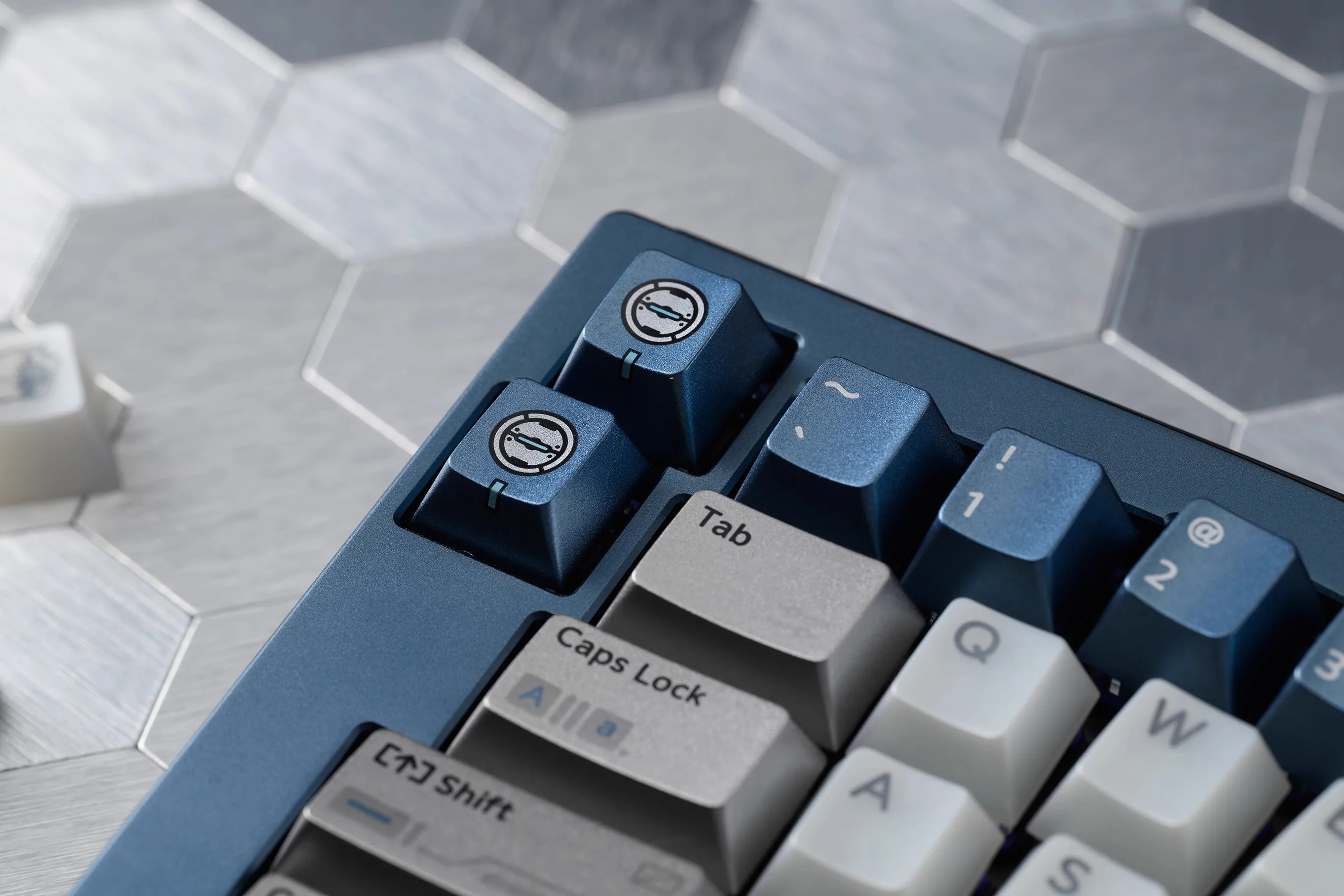 Teclas con tema de sobrecarga PBT + teclas de PC, teclas metálicas brumosas transparentes con perfil de cereza para teclado mecánico personalizado, regalo - imagen 5