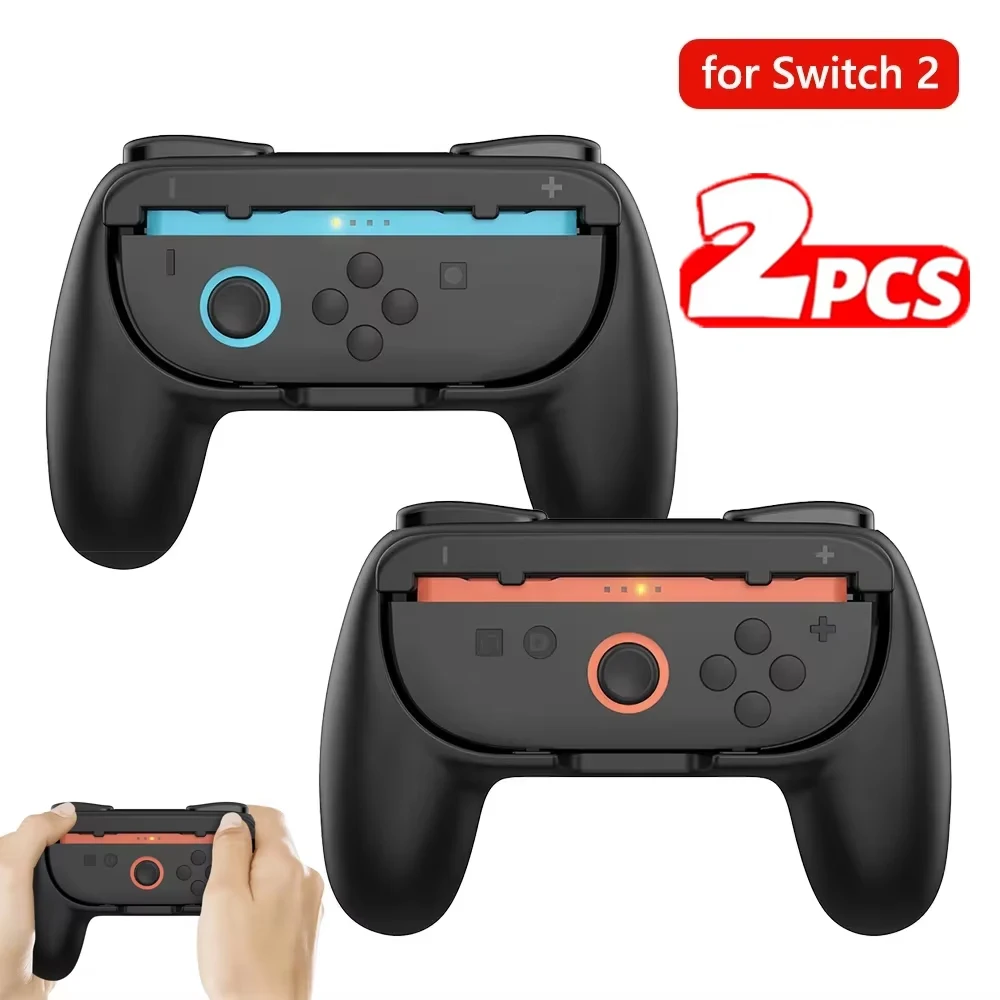 Kit de empuñaduras Joy-Con para NS Switch 2, Joypad, controlador de carcasa, soporte para mando, accesorios, 2 uds. - imagen 2