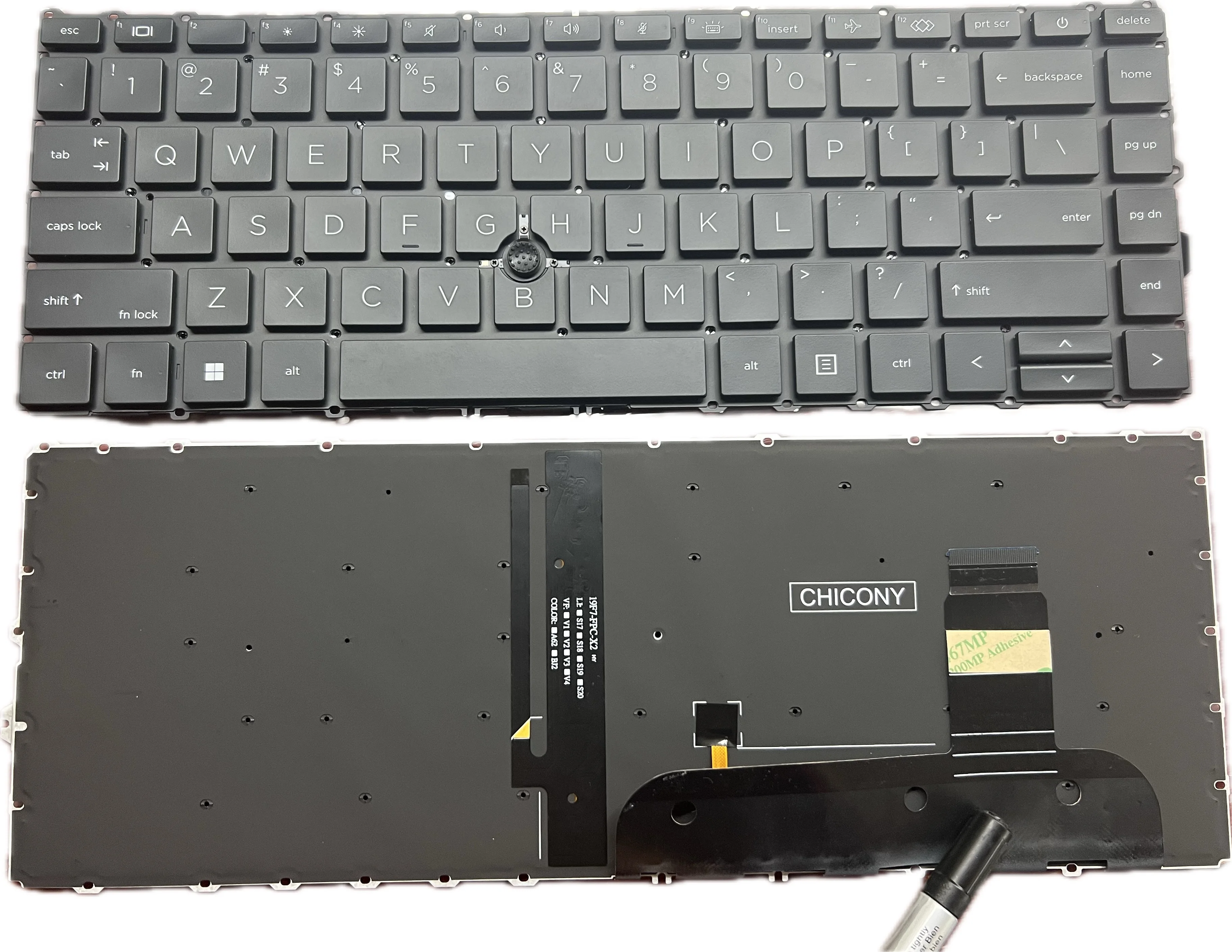 Nuevo idioma Original de EE. UU. para HP 840G7 HP 840G8 teclado retroiluminado negro para ordenador portátil SG-2140-XUA 26PA537 19216