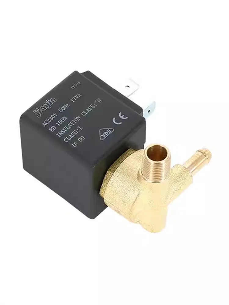 Válvula Solenoide normalmente cerrada de JYZ-5 230V, válvula de agua, máquina de planchar, válvula de Control de hierro eléctrico, accesorios de refuerzo, 1 Uds. - imagen 4
