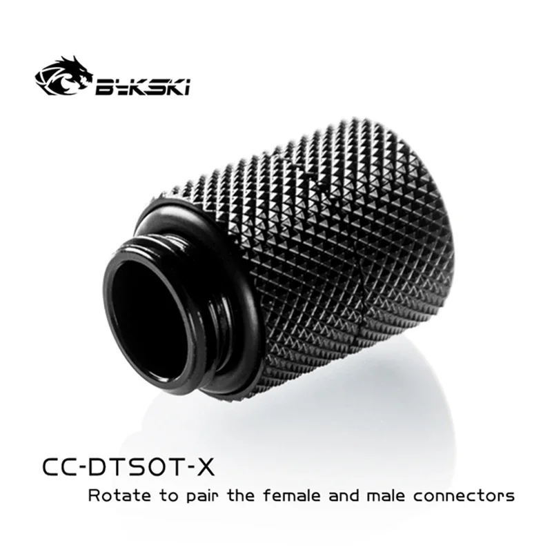 BYKSKI CC-DTSOT-X G1/4 ''conectores hembra a macho giratorios de 360 grados compatibles con accesorios M a F - imagen 3