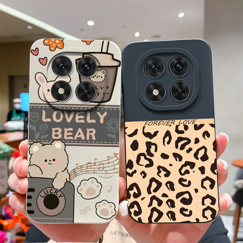 Para Redmi Note 14 Pro Plus funda de silicona líquida suave lindas fundas de teléfono de dinosaurio para Xiaomi Redmi Note14 14Pro + Fundas de contraportada - imagen 3
