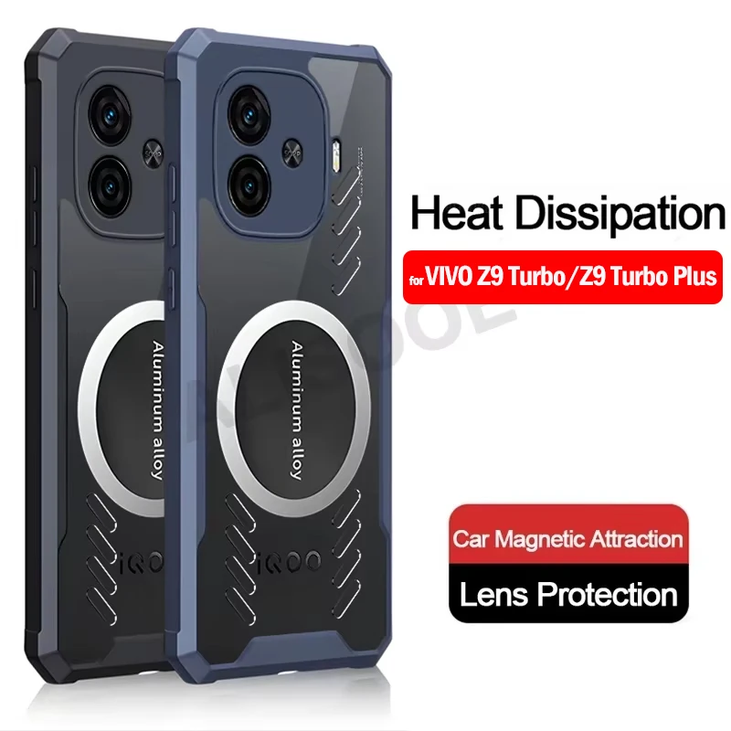 Capa transparente HD para iQOO Z9 Turbo Plus, Funda protectora contra disipación de calor para Vivo iQOO Z9 Turbo Funda - imagen 3