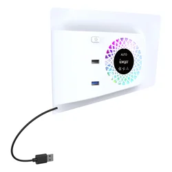 IPEGA Ventilador PS5 Slim con Control Temperatura RGB y Hub USB