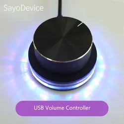 Controlador de volumen USB con dial y teclas macro RGB