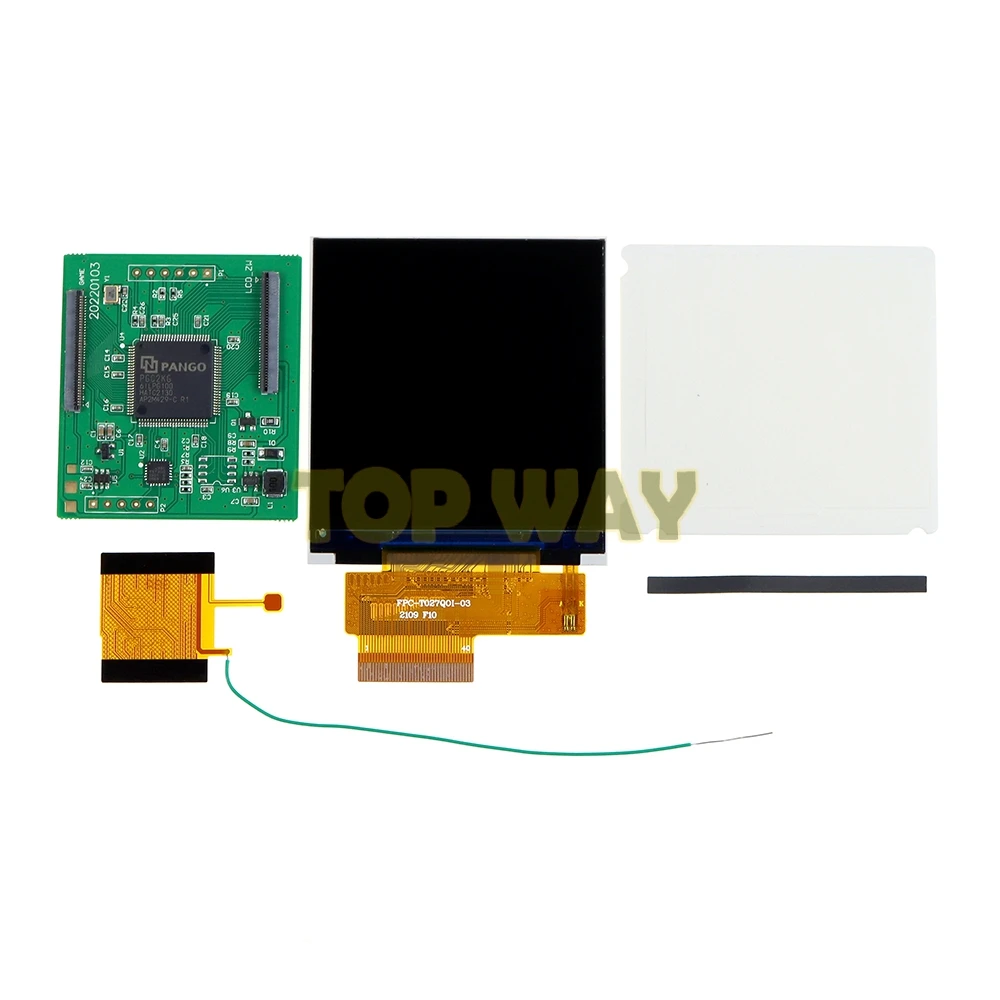 1 Juego de accesorios de repuesto para Kit de modificación para Nintendo GBP pantalla LCD de 2,6 pulgadas pantalla de brillo ajustable de 5 segmentos - imagen 3