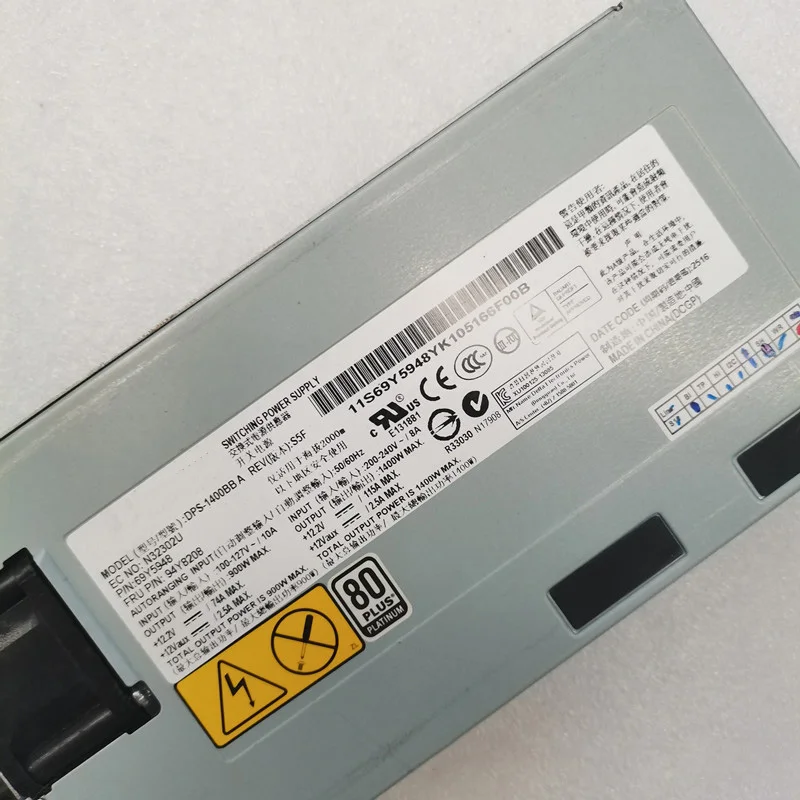 DPS-1400BB A 1400W 69Y5948 94Y8208 69Y5949 39Y7232 39Y7233 Original para fuente de alimentación IBM X3750 M4 - imagen 5