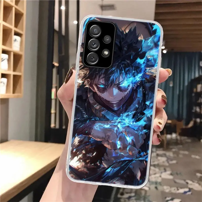 Dabi MHA My Hero A-Academy funda de teléfono de silicona para Samsung Galaxy A52 A51 A50S A42 A32 A22 A12 A02S A30S A20S A10S A41 A31 A21S A - imagen 3