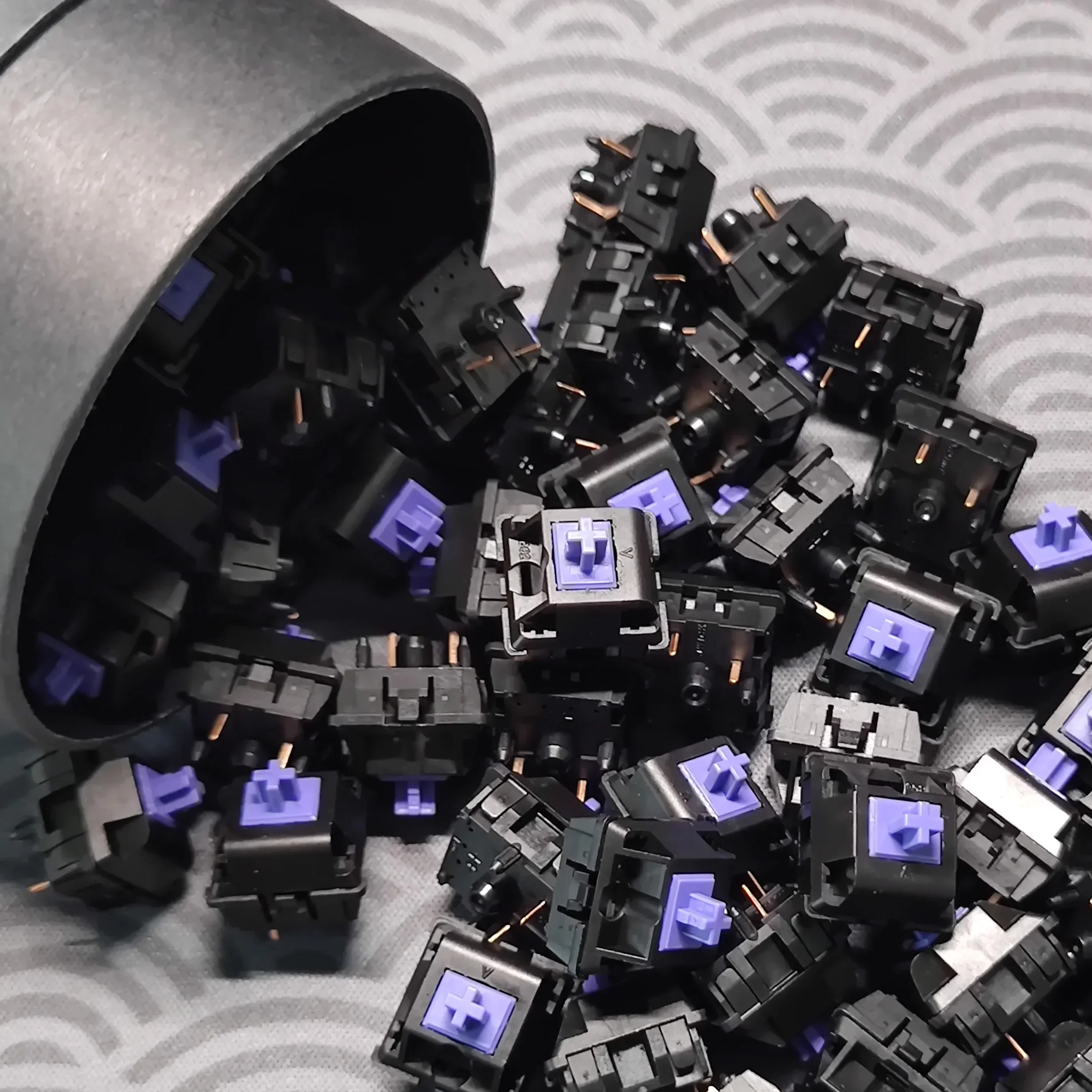 Instock Vertex Studio V1 interruptores lineales para teclado mecánico Diy lubricado de fábrica 10/70/90/110 Uds Jwick Axis regalo - imagen 4