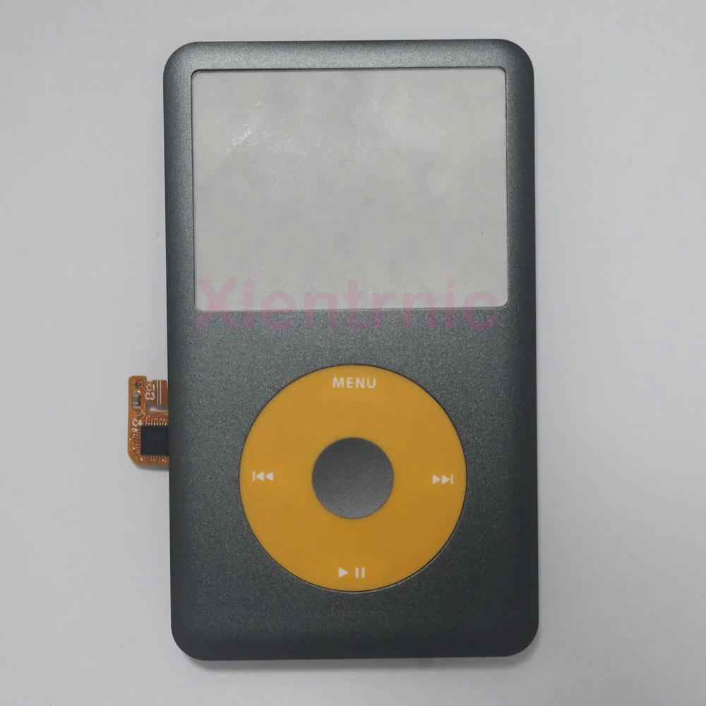 Panel de cubierta frontal para iPod 6th Classic, kit de carcasa de cable flexible con rueda de clic para reemplazo, color gris, A1238 - imagen 2