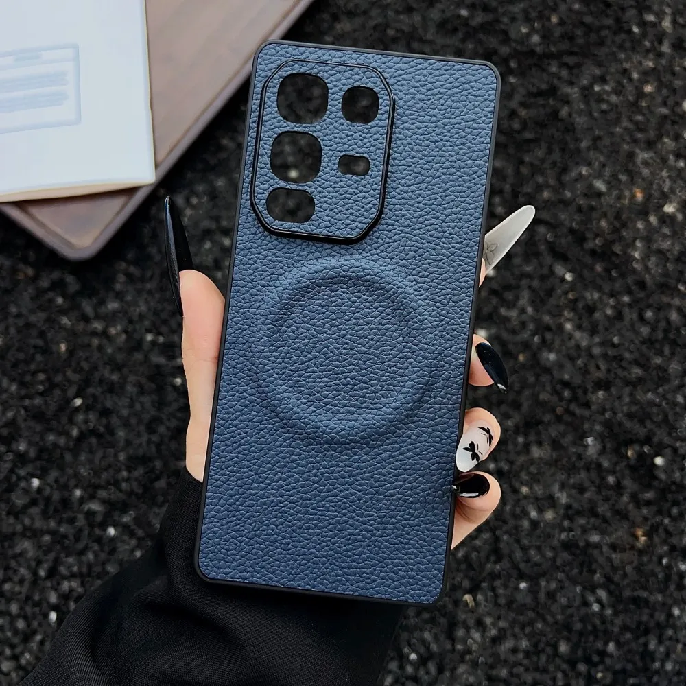 For Infinix Note 50 Pro Plus Case PU Skin Magnetic wireless charging Protective Back Cover Case For Infinix Note 50X 50S Shell - imagen 4