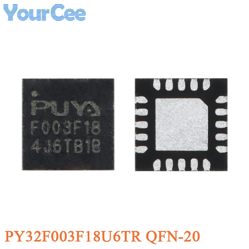 5 uds PY32F002BF15U6TR PY32F030K28U6TR PY32F002AA15M6TU PY32F002AF15P6TU PY32F002AL15S6TU PY32F002AW15S6TU PY32F002AW15U6TR MCU - imagen 4