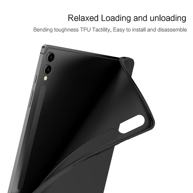 HUWEI-funda para Samsung Galaxy Tab S9 11 2023 S7 FE S8 S9 Plus Ultra 12,4 A8 A7 S6, carcasa protectora de silicona suave TPU - imagen 5