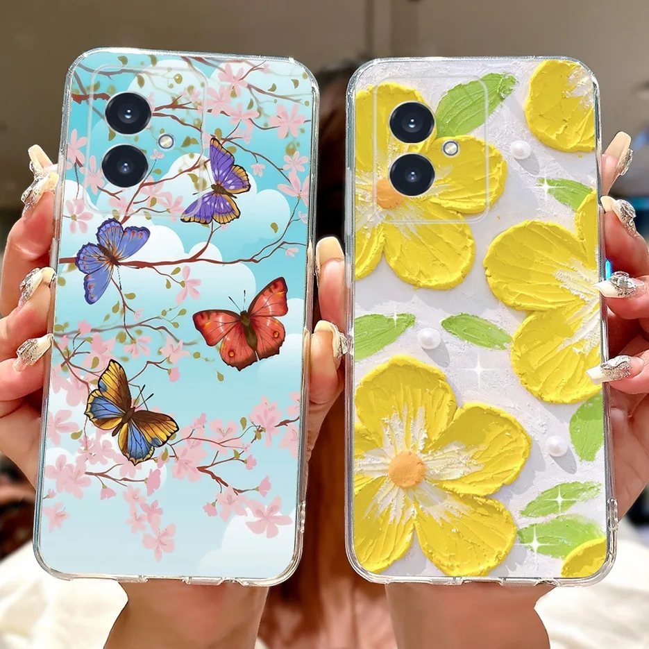 Para Honor 100 Pro funda MAA-AN10 funda pintada de lujo a la moda funda de teléfono suave y delgada para Honor 100 Honor100 Pro 5G funda trasera Coque - imagen 5