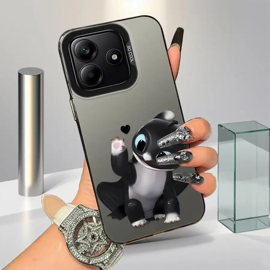 Funda de teléfono para Xiaomi Redmi Note 11s 12 13 14 Pro Plus 10 11 Pro 10s funda suave dibujos animados lindo dragón - imagen 4