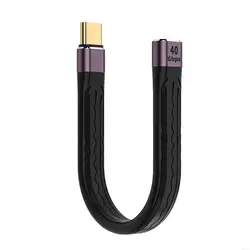 Cable Extensor USB-C Hembra a Macho 100W Carga Rápida Portátil