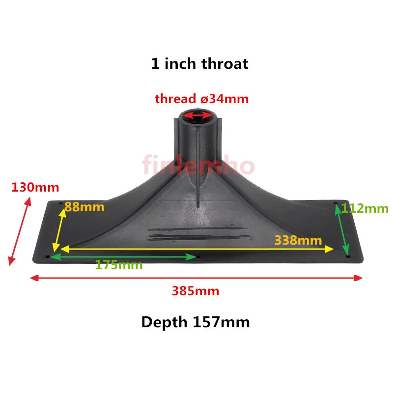 2 piezas DJ Tweeter altavoz bocina GM-500PB plástico coche HiFi Piezo agudos para mezclador Audio profesional cine en casa dirección pública - imagen 3