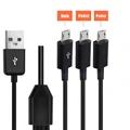 USB to 3 Micro USB