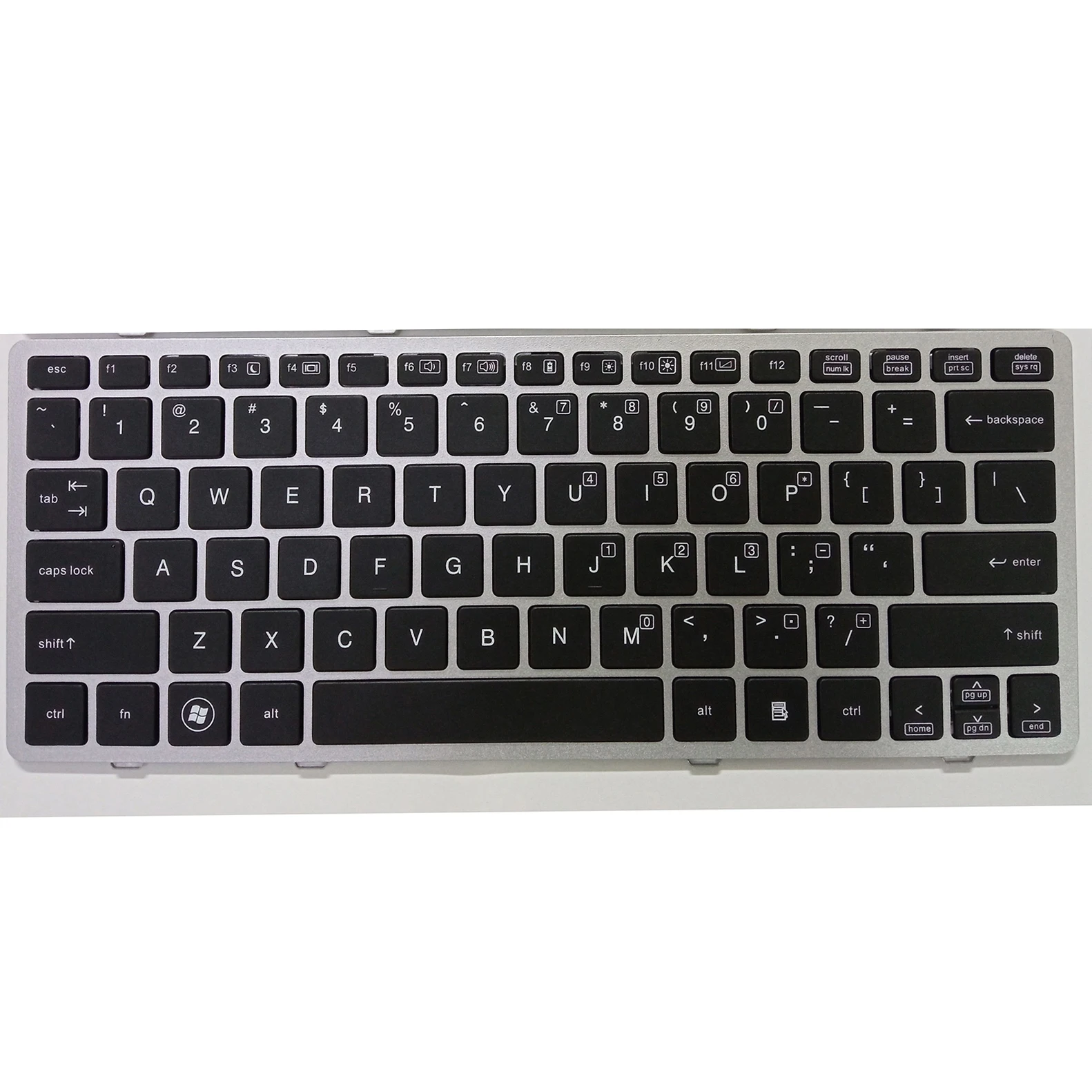 Teclado para portátil estadounidense para HP EliteBook 2560 2560p 2570 2570p 696693 -001 691658 -001 - imagen 3