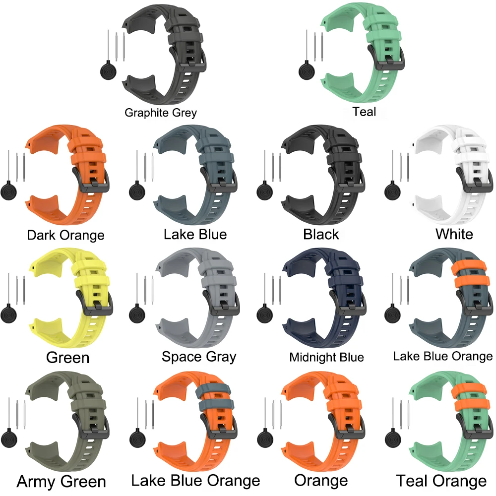 Correa Original de 22mm y 26mm para Garmin Instinct 3, 45mm, 50mm, AMOLED, Correa de silicona Solar para reloj inteligente, pulsera Instinct E de 45mm - imagen 3