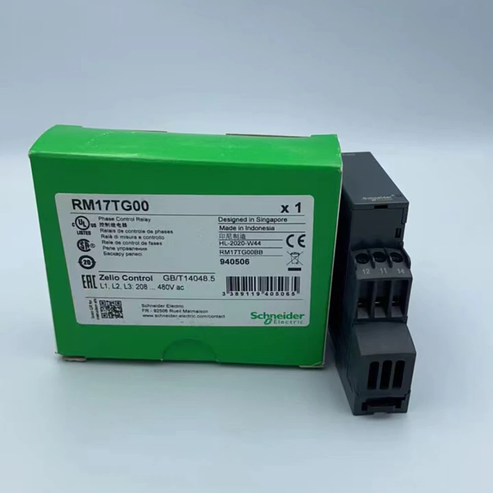 Relé de control de secuencia de detección de fallos de fase RM17TG00