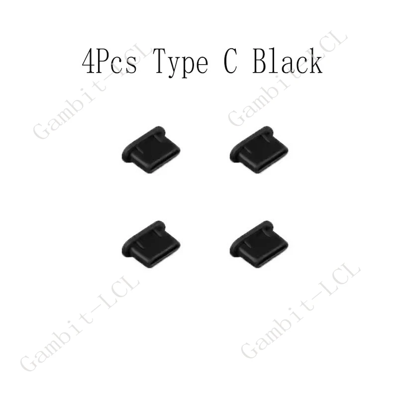 4Pcs Type C Black BB