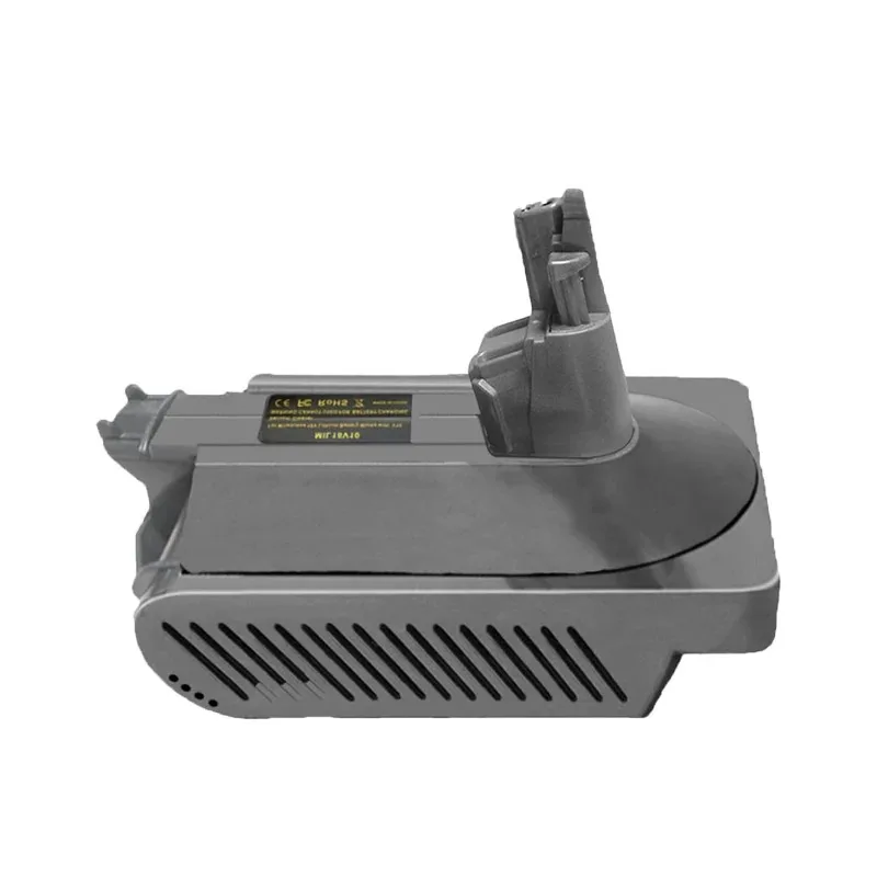 Se adapta a baterías de iones de litio Milwaukee de 18V, adaptador de batería MIL18V10 Compatible con aspiradora de pelo de animales Dyson V10 - imagen 3