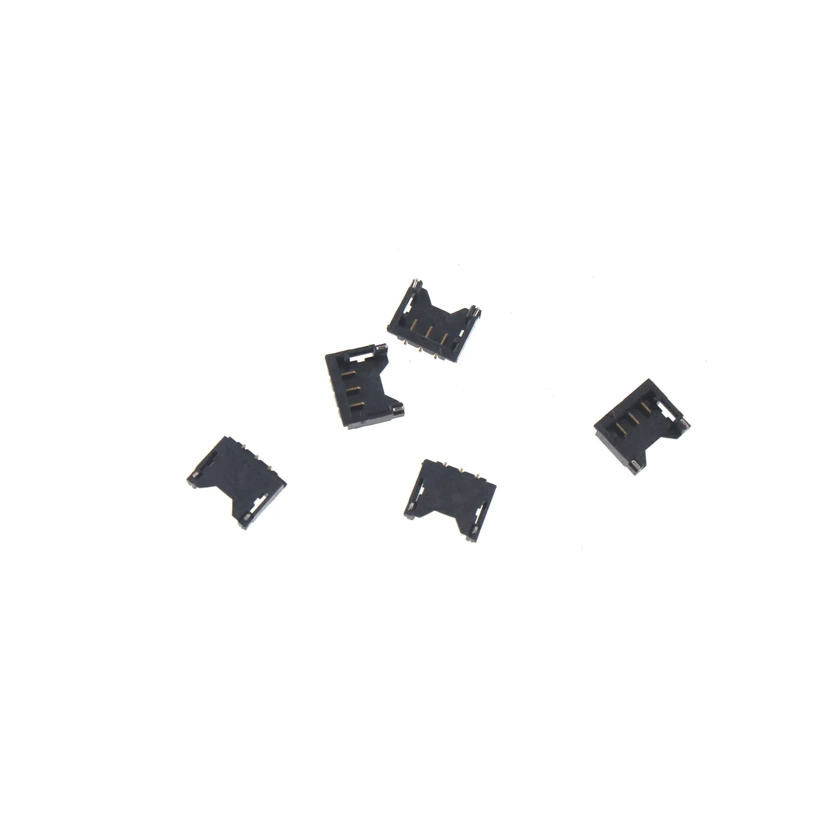 10 Uds 1,2mm reclinado conector base de 1,2 pines terminal Horizontal conector SMT 2P3P4P5P - imagen 4