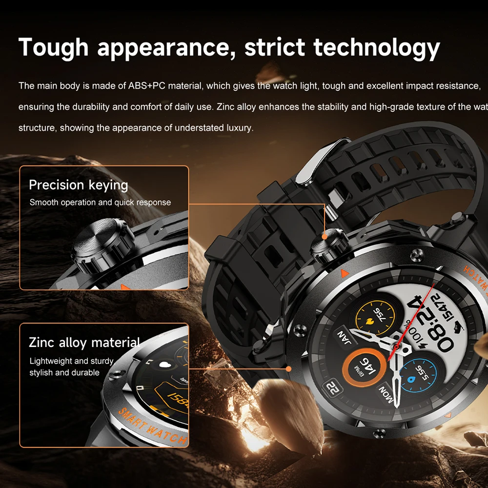 Hombres Mujeres 2 en 1 auriculares reloj inteligente llamada de diente azul ritmo cardíaco salud música auriculares relojes deporte NFC relojes inteligentes calculadora - imagen 3