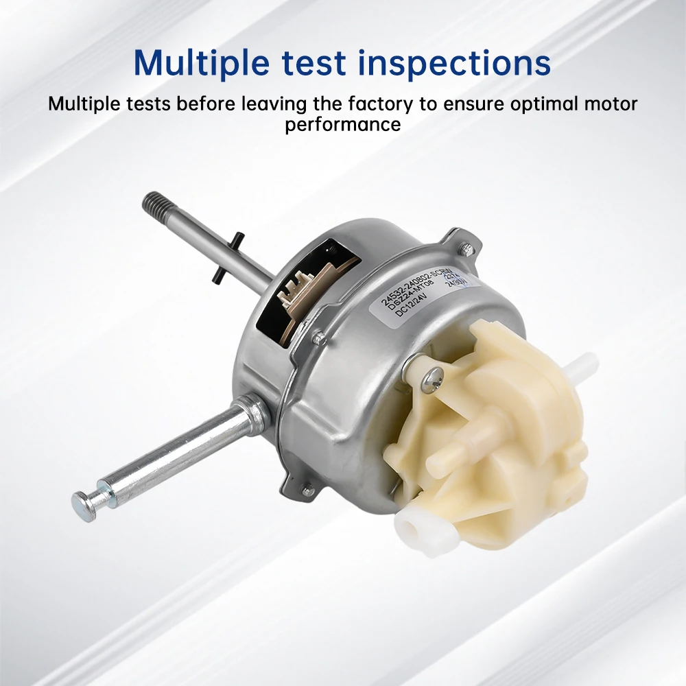 Motor de bajo voltaje CC sin escobillas, ventilador de suelo de mesa, Motor de ventilador montado en la pared DC9-28V - imagen 4