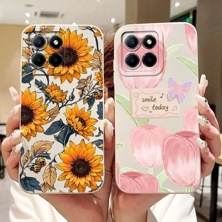 Lindo nuevo diseño para Honor X8b LLY-LX1 LLY-LX2 LLY-LX3 funda protectora de lente para HonorX8b X 8B 5G fundas de teléfono de silicona suave - imagen 3