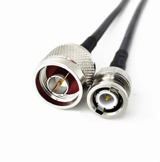 LMR200 Coaxial Cable N Male to BNC Male Plug Connector Low Loss RF Cable 50 Ohm 10cm30cm50cm1m3m5m10m - imagen 2