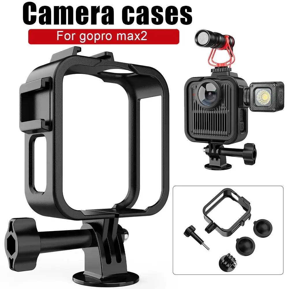 Carcasa protectora de expansión para marco de jaula de conejo Max2, carcasa protectora anticaída a prueba de golpes, funda para cámara deportiva - imagen 4